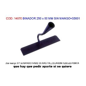 BINADOR 250 X 50 MM SIN MANGO 55601