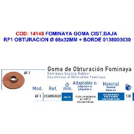 FOMINAYA GOMA CIST.BAJA RF1 OBTURACION Ø68X18MM+BORDE 0138003030