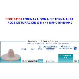 FOMINAYA GOMA CIST.ALTA RO26 OBTURACION Ø 5 X 44 MM 0154001040