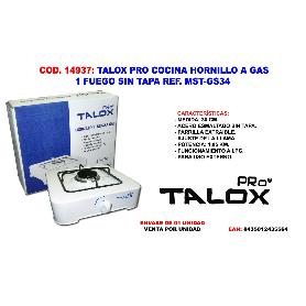 TALOX PRO COCINA HORNILLO A GAS 1 FUEGO SIN TAPA MST-GS34