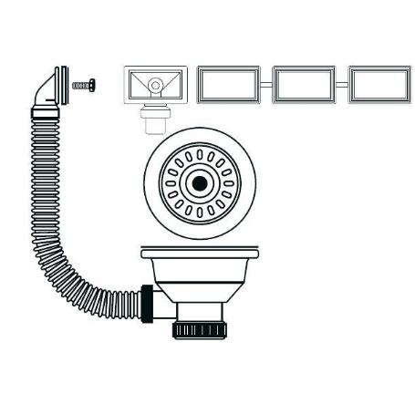 TECNO VALVULA CESTA INOX. 85-SALD.40(T72 50341