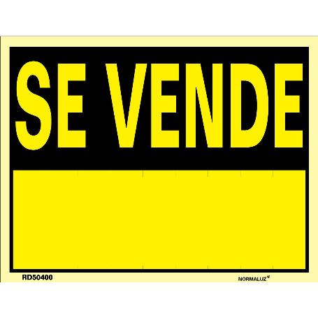 NORMALUZ SEÑAL LUMINISCENTE SE VENDE  35X45 RD50400