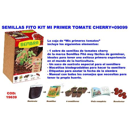 SEMILLAS FITO FINSTOCK KIT MI PRIMER TOMATE CHERRY 09099