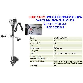 OMEGA DESBROZADORA GASOLINA MONTMELO 520 2,14 HP 52 CC 8050299