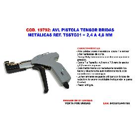 AVL PISTOLA TENSOR BRIDAS METALICAS TSSTG01   2.4 A 4,8 MM