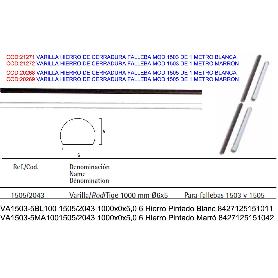 VARILLA HIERRO DE CERRADURA FALLEBA MOD.1505 DE 1 METRO BLANCA