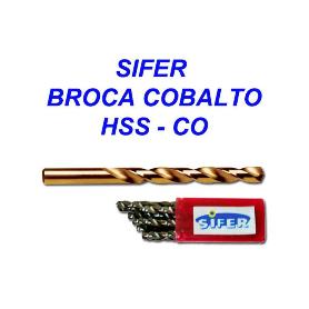 SIFER BROCA COBALTO DIN 338 HSS-CO    2,00 (CAJA 10 UNIDADES)