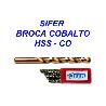 SIFER BROCA COBALTO DIN 338 HSS-CO    6,00 (CAJA 10 UNIDADES)