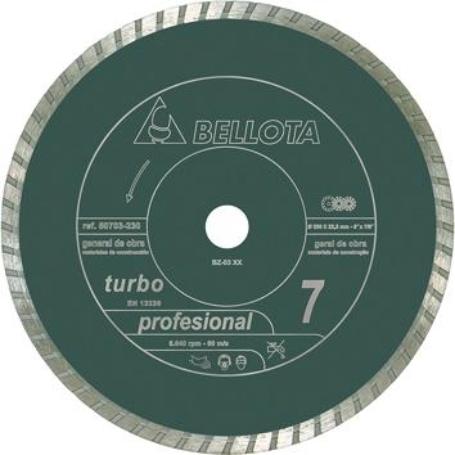 DISCO DIAMANTE TURBO GENERAL DE OBRA / 50703230
