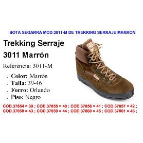 BOTA SEGARRA MOD.3011-M DE TREKKING SERRAJE MARRON TALLA 39