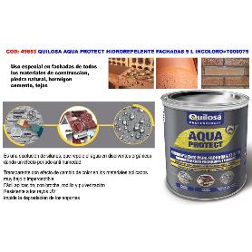 QUILOSA AQUA PROTECT HIDROREPELENTE FACHADAS 5 L INCOLO 10042179