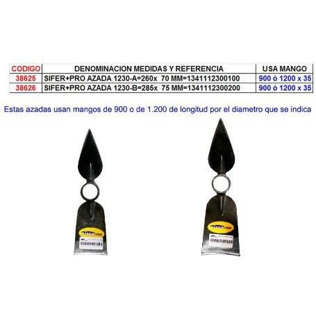 SIFER+PRO AZADA 1230-B 285X  75 MM 1341112300200