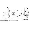 CERRADURA LINCE 5124A-BO/ 80 DERECHA