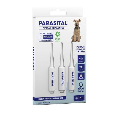 PARASITAL PIPETA PERRO MEDIANO 10-25KG 3ML B-3X3ML