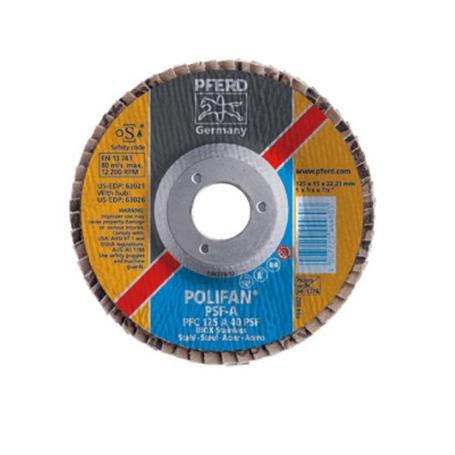 PFERD DISCO POLIFAN 115-22 A GRANO  40 - 67704115