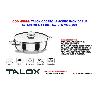 TALOX CACEROLA ACERO INOX 18-8 C-TAPA 28X11 CM - 6,7 LT MOD.201