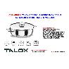 TALOX CACEROLA ACERO INOX 18-8 C-TAPA 30X12 CM - 8,4 LT MOD.201