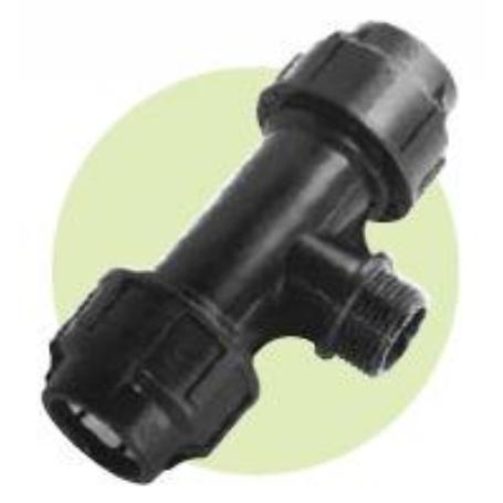 RIEGO FITTING 20 MM TE ROSCA MACHO 1-2  47220