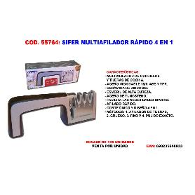 SIFER MULTIAFILADOR RAPIDO 4 EN 1 23.0X5.5X8.5 CM M01