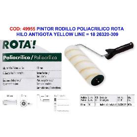 PINTOR RODILLO ROTA HILO ANTIGOTA YELLOW LINE 18 26320-309