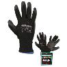 GUANTE SIFER POLIURETANO NEGRO NYLON T   7 SI758 SIPUBLACK-HADES (CAJA 12 UNIDADES)