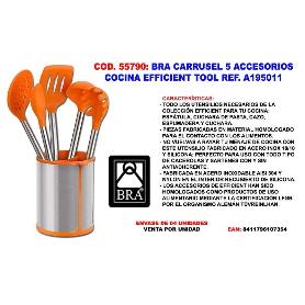 BRA CARRUSEL 5 ACCESORIOS COCINA EFFICIENT TOOL REF A195011