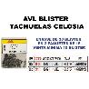 AVL BLISTER TACHUELAS CELOSIA NEGRA 10X14   0925 (CAJA 15 UNIDADES)