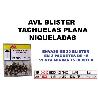 AVL BLISTER TACHUELAS NIQUELADA 10 MM 2059 (CAJA 15 UNIDADES)