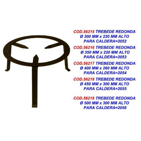 TREBEDE REDONDA CALDERA Ø   450 MM X 300 MM ALTO   2055